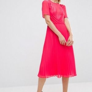 ASOS size 6 tall pink dress